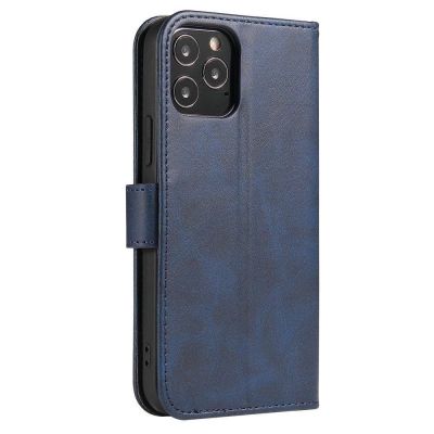 3. Magnethülle Elegante Hülle Flip Cover für Poco M4 Pro 5G Blau