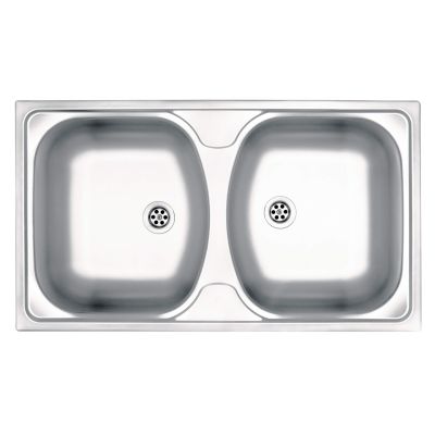 Edelstahlspüle, 2 Becken, ZMU 3200 5907650845751