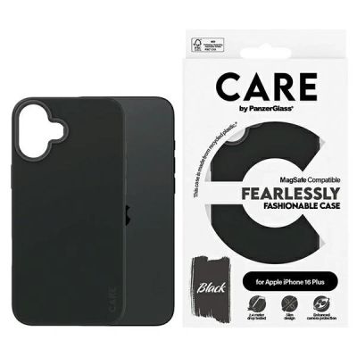 CARE by PanzerGlass Fashion Case iPhone 16 Plus 6,7" schwarz/schwarz MagSafe 1379