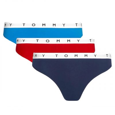 11. Tommy Hilfiger 3er-Pack Tanga-Unterwäsche W UW0UW02521