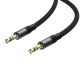 3. Acefast J10 AUX-Kabel, 3,5-mm-Miniklinke, 1 m – Schwarz