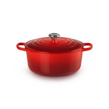 Le Creuset Signature Bräter rund 28 cm Kirsche