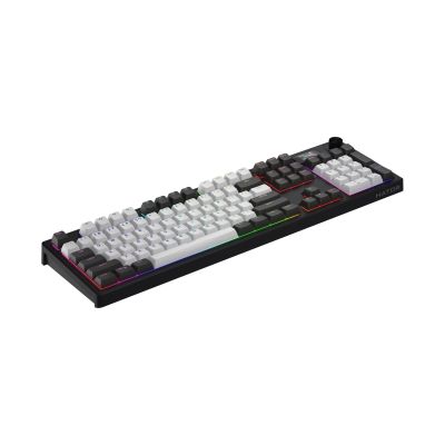 4. HATOR Skyfall Pro Wireless 100 Gaming-Tastatur USB + RF Wireless + Bluetooth QWERTZ US Englisch Schwarz, Grau