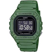 CASIO W-218H-3BVEF Unisex-Uhr + Box