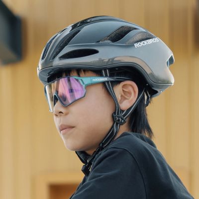 5. Rockbros TS-42 leichter Fahrradhelm 58-62 cm - Titan