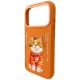 4. Nimmy Glasses Cool Cat Hülle für iPhone 17 Pro Max - Orange