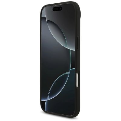5. Guess Grained Big 4G & Classic Logo Hülle für iPhone Air - Schwarz