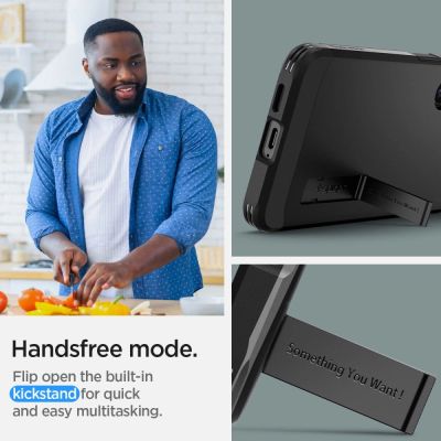 11. Spigen Tough Armor Hülle für Samsung Galaxy S24 – Schwarz
