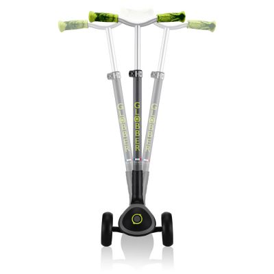 23. Globber Master Prime 3-Rad-Scooter / Schwarz - Limettengrün 664-106