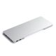 4. Satechi ST-UCISDS Laptop-Dockingstation und Port-Replikator, kabelgebunden, USB 3.2 Gen 2 (3.1 Gen 2), Typ-C, Silber