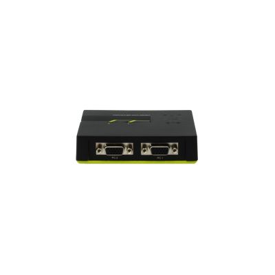 3. LevelOne KVM-0221 KVM-Switch Schwarz, Grün