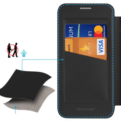 8. Dux Ducis Skin X Pro MagSafe-kompatible Brieftaschenhülle für Samsung Galaxy S26+ - Schwarz