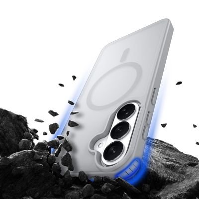 9. Dux Ducis Yind Hülle für Samsung S26 Plus, kompatibel mit MagSafe – Grau