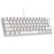 2. RAMPAGE MECHANISCHER TASTATURPFLÜGEL K60 Weiß