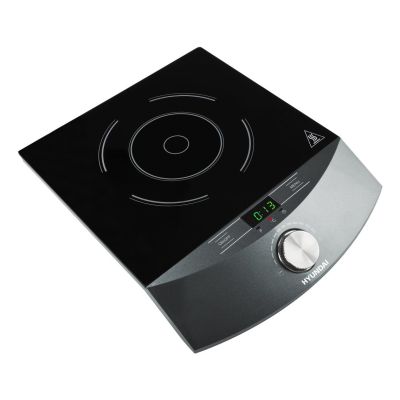 5. Hyundai IND 133 Schwarzes Arbeitsplatten-Induktionskochfeld, 30 cm, 1 Kochzone