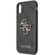 6. Guess 4G Big Metal Logo iPhone X/XS Hülle - Grau