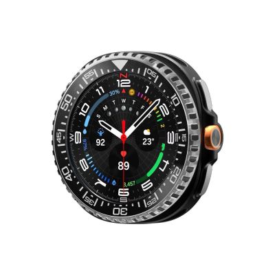3. Spigen Bezel Tune Pro Diverna Schutzhülle für Samsung Galaxy Watch 8 Classic 46 mm – Schwarz