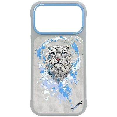 Nimmy Pantera MagSafe Hülle für iPhone 17 Pro Max – Hellgrau