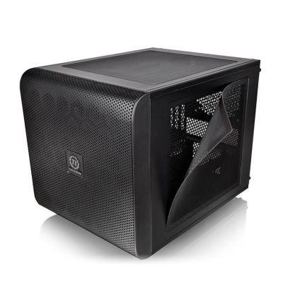 3. Thermaltake Core V21 CA-1D5-00S1WN-00 Gehäuse (Micro ATX, Mini ITX; Schwarz)