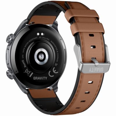 13. Smartwatch Gravity Black 2 Armbänder GT35-1