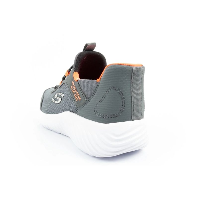 5. Skechers Bounder Slip-ins Junior Kinder Sportschuhe Grau