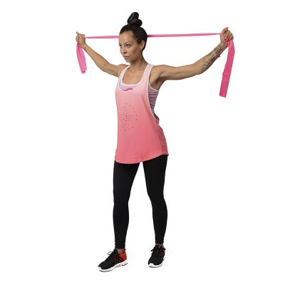 24. Pilatesband HMS TP01 PINK 0,7 x 120 x 1200 MM 17-34-022