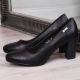 18. Sergio Leone W SK193A schwarze Pumps mit Blockabsatz 