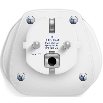 3. LEXINGHAM UNIVERSAL-ADAPTER WELT -> EU SCHUKO, 2 STÜCK