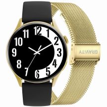 Smartwatch Gravity Gold Strap + Bracelet GT11-1