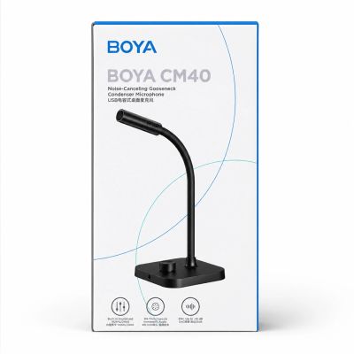 9. BOYA CM40 kabelgebundenes Konferenzmikrofon – schwarz