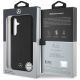 8. Mercedes Leather Debossed Lines MagSafe Case für Samsung Galaxy S25 - Schwarz
