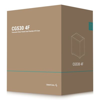25. DeepCool CG530 4F Midi-Tower Schwarz
