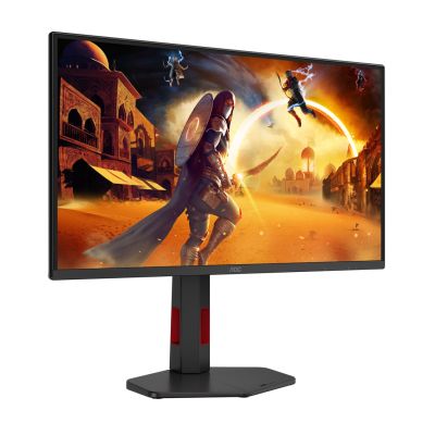 16. AOC Q25G4SR Monitor, 24,5 Zoll, IPS, QHD-Anschluss, 16:9, 300 Hz, 1 ms, 2560 x 1440 Pixel, 400 cd/m², 2 HDMI-Anschlüsse, Schwarz