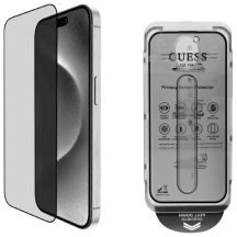 Guess Displayschutz Privacy 2.5D Outline Panzerglas für iPhone 16