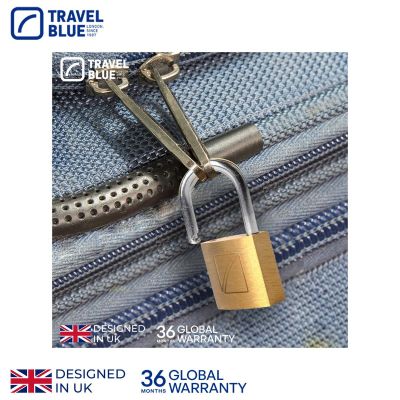 5. TRAVEL BLUE GEPÄCKSCHLOSS MIT SCHLÜSSEL, 2ER-SET