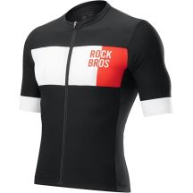 Rockbros Herren-Radtrikot Schwarz XL