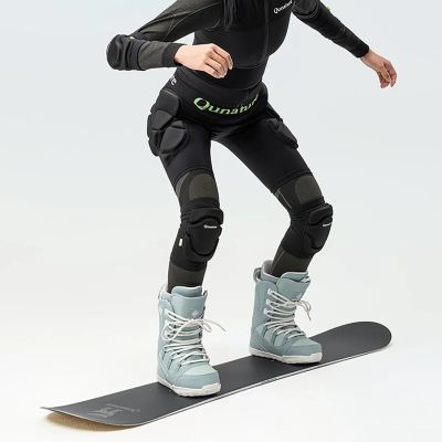 2. Qunature 2205000103 Ski-Knieschoner Größe L - Schwarz