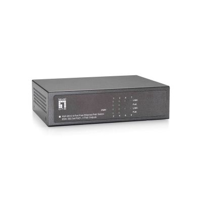 4. LevelOne FE PoE+ Switch 8-Port 65W 100Mbps