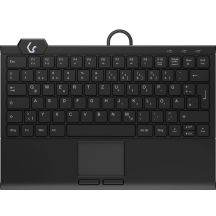 KeySonic KSK-5210ELU (DE) Tastatur Home USB QWERTZ Deutsch Schwarz