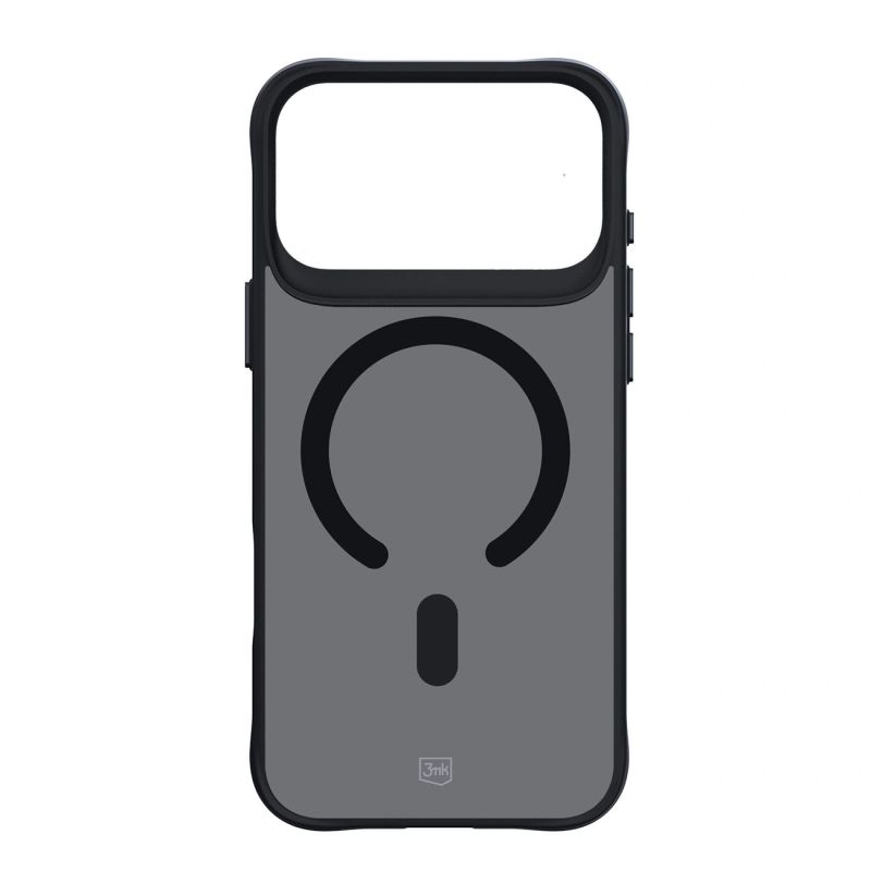 11. 3mk Smoke MagCase für iPhone 17 Pro - Schwarz, halbtransparent
