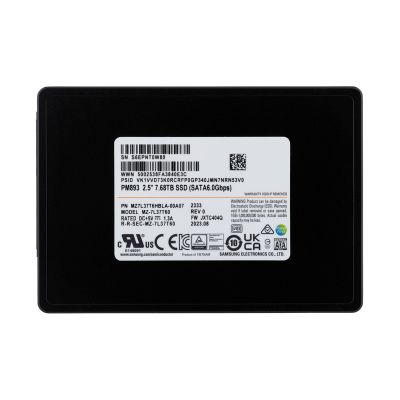 7. Samsung PM893 7,68 TB 2,5" Serial ATA III V-NAND TLC