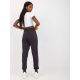4. Basic-Jogginghose in Graphit mit Taschen (B-005.53)