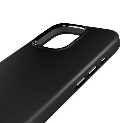 7. Puro Icon Mag Pro MagSafe Silikonhülle für iPhone 16 Pro – Schwarz