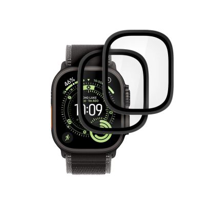 7. Tech-Protect 2er-Pack Schutzglas für Apple Watch Ultra 49 mm – Schwarz