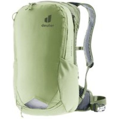 15. Deuter Race Air 14 + 3 Fahrradrucksack, Mineral/Handschuh