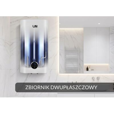 4. Elektroboiler LIN LIFVD1SMWH 50L SMART weiß