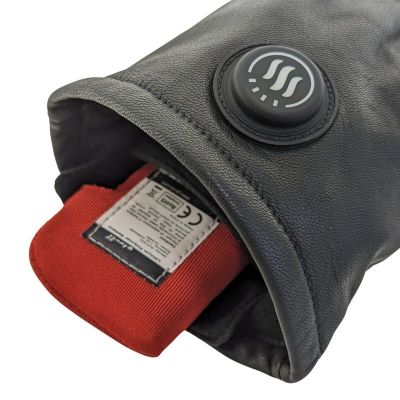 5. GLOVII Beheizte Lederhandschuhe für den täglichen Gebrauch, Größe L, GI2BL