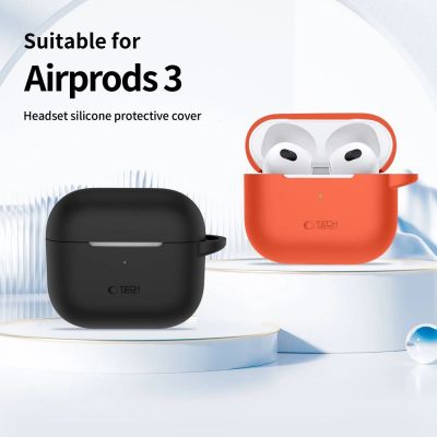 3. Tech-Protect Silikon-Hakenhülle für Apple AirPods 3 – grün