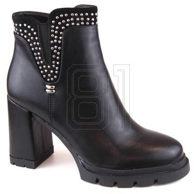 Filippo W PAW495 isolierte Stiefeletten mit Nieten, schwarz