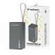 5. Powerbank Wozinsky K65+ 65W 30000mAh 2x USB-C, 1x USB-A 65W - grau